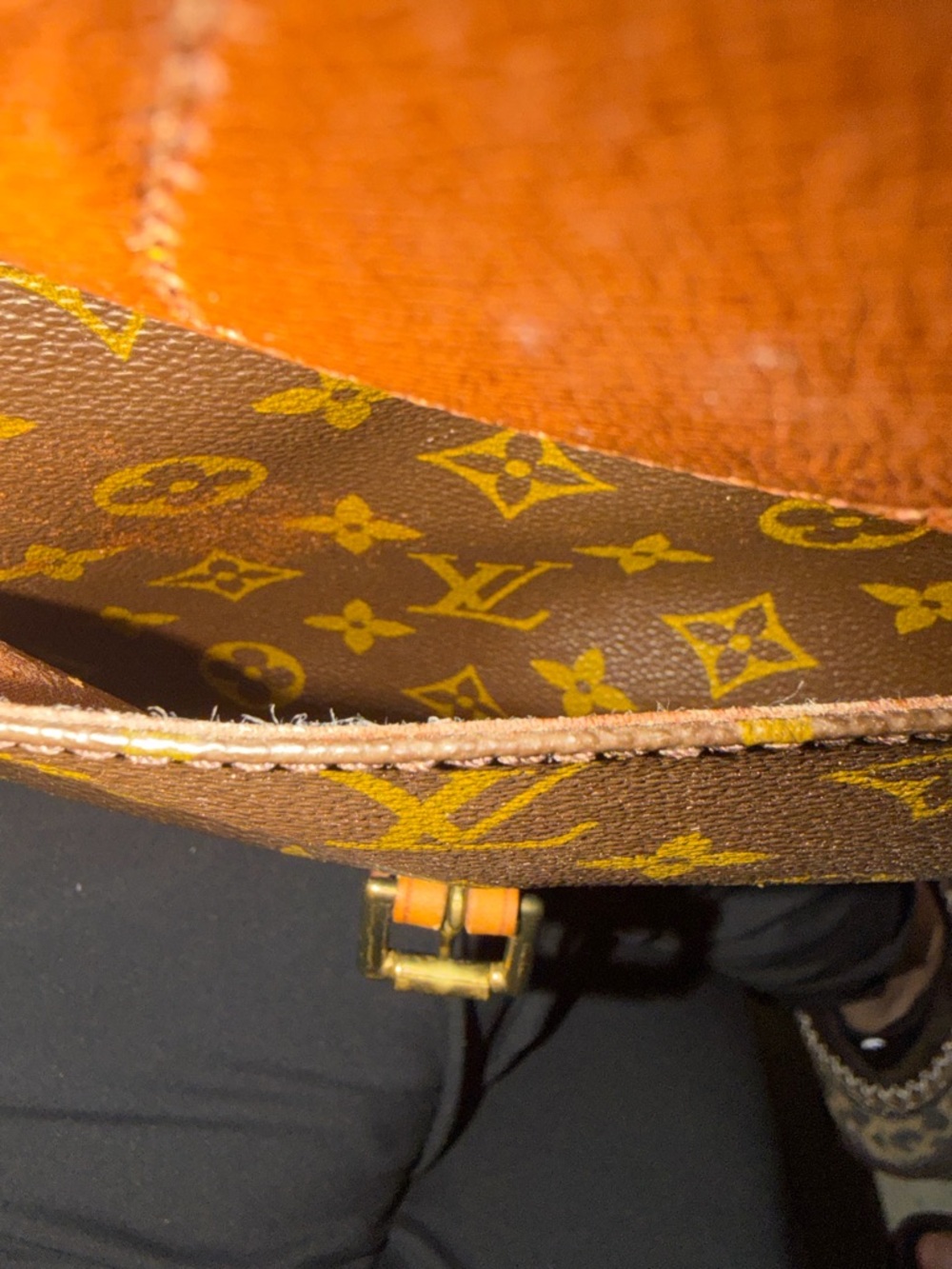 Louis Vuitton Tan Jeune Textured Leather bag - Picture 3 of 13